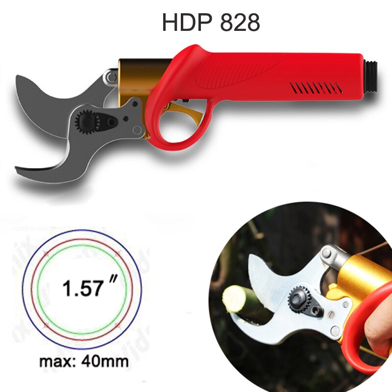 Tijeras de podar eléctricas FPQ 828, podadora de 40mm, 8-10 horas de duración, superventas