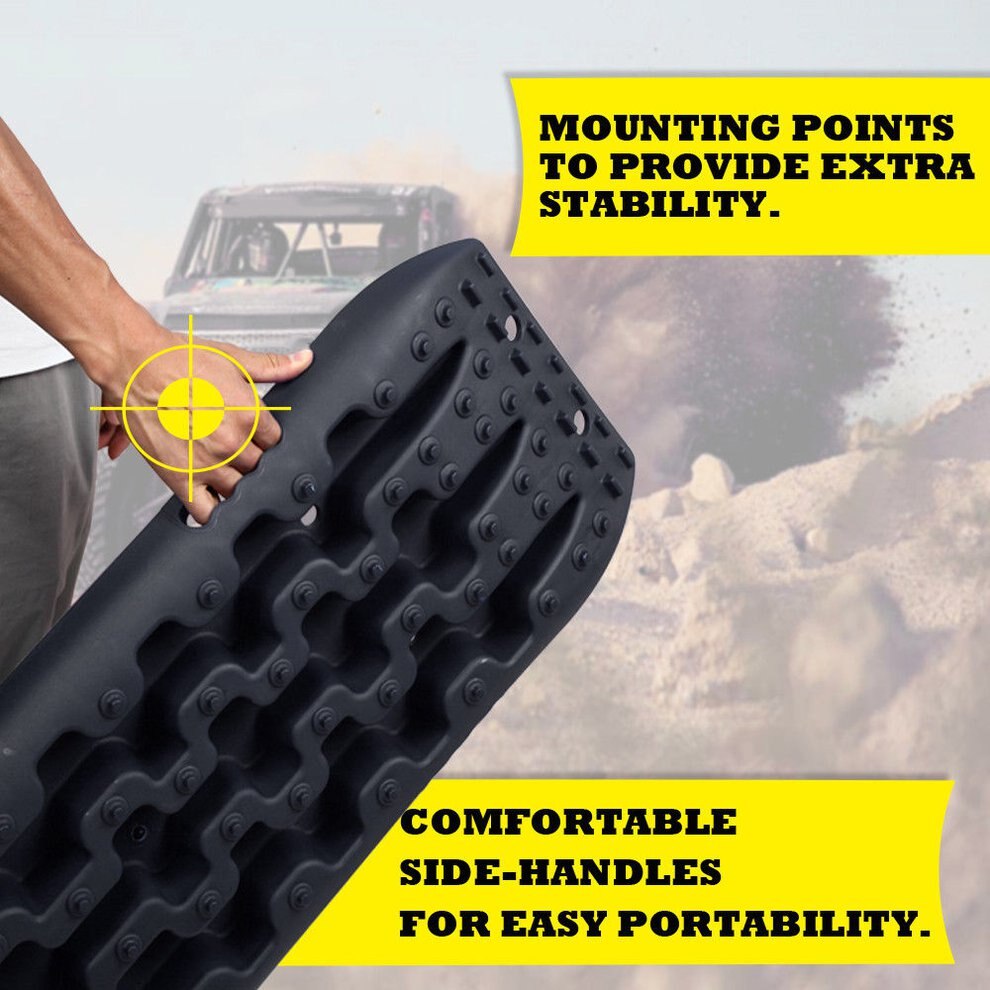 X-BULL Sand Track 2pc Recovery Tracks 10T 4x4 Vehicle Sand/Snow/Mud Trax