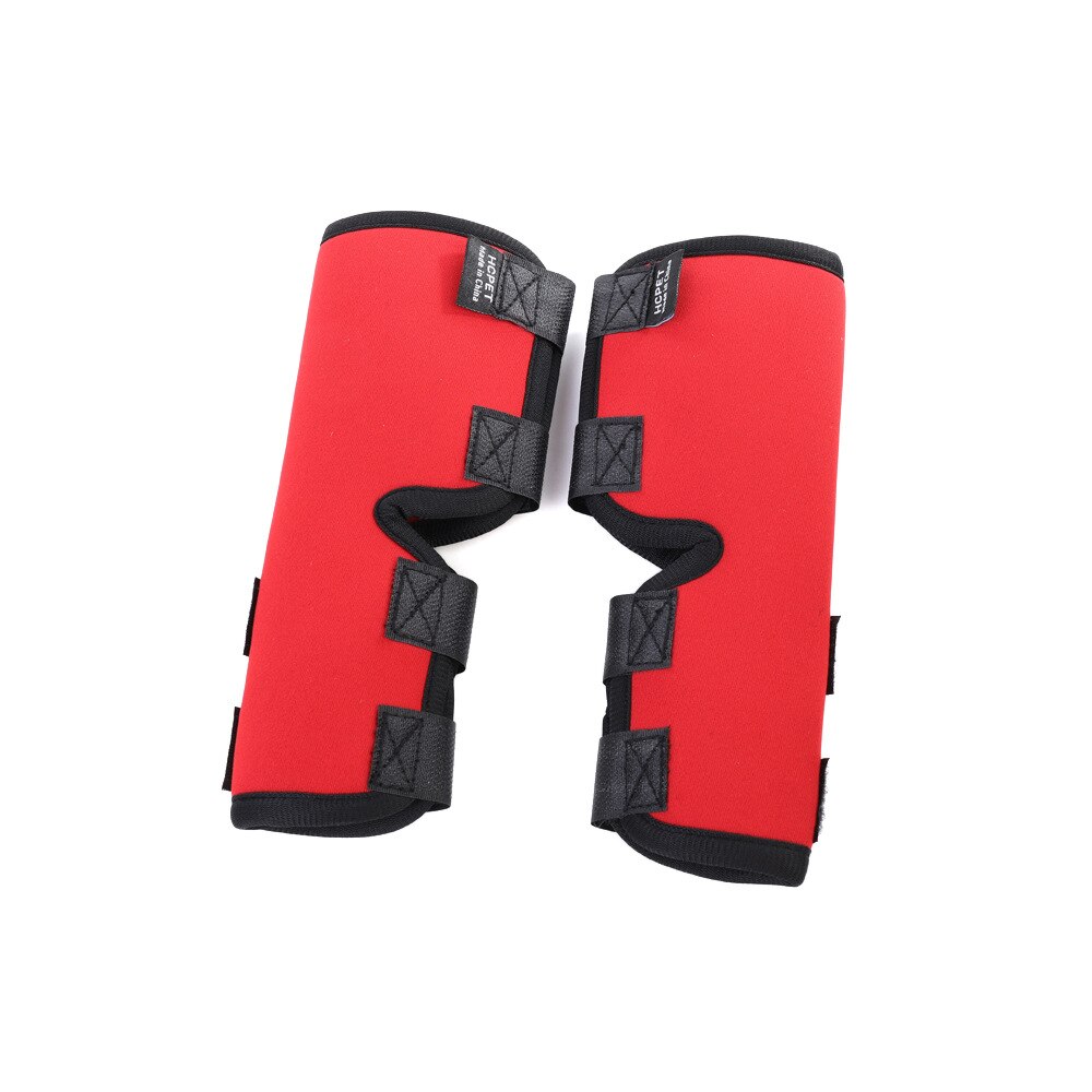 Dog Knee Protection Pet Operation Recovery Joint Protection Sub Pet Products 2 Pcs Care Products Velcro Ventilation: red / XL