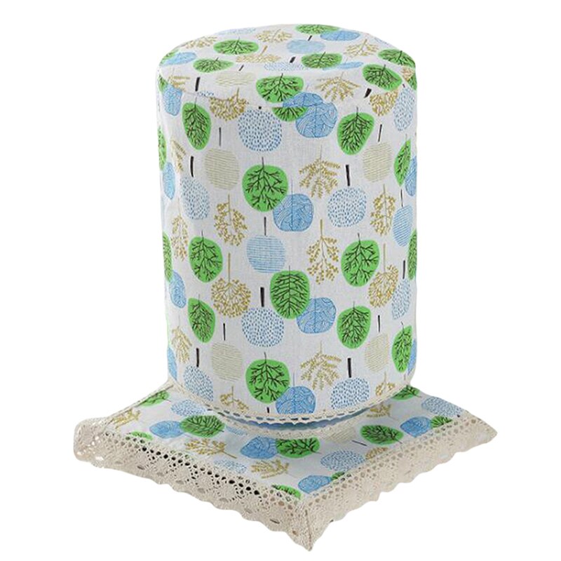 Water Dispenser Cover Home High-End Water Dispenser Dust Cover Cotton And Linen Dust Protection Water Dispenser Cover: green