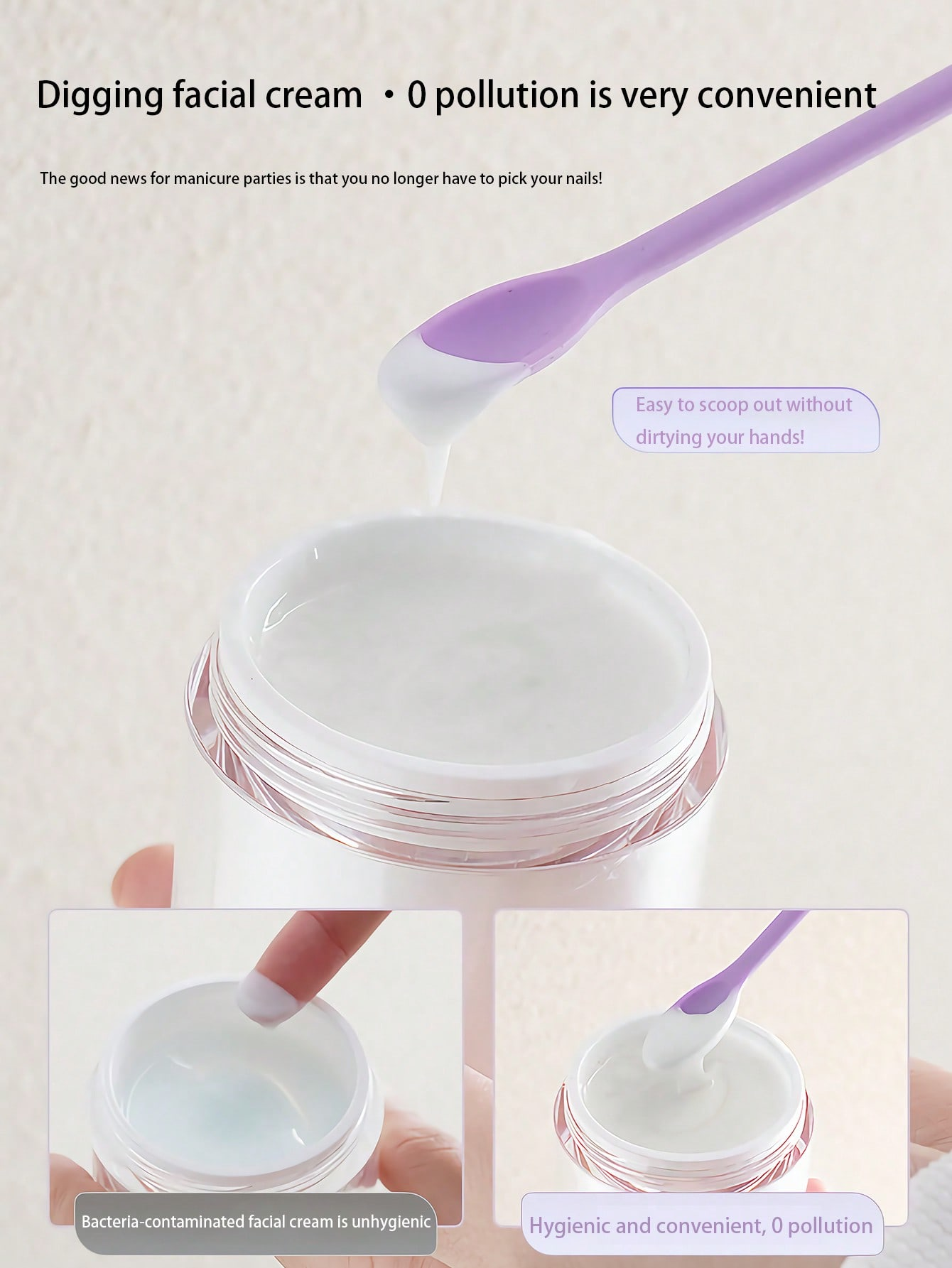 Espátula de maquillaje, juego de espátula de silicona, Mini espátula pequeña para botella de comida, espátula de belleza, tarro de loción pequeño, raspador para conseguir el último de Mak
