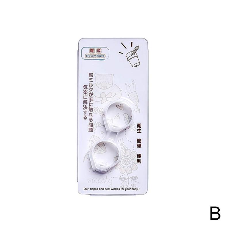 Misurini per latte in polvere per bambini e misurino misurino cucchiaio manico in silicone accessori da cucina strumento di misurazione: B