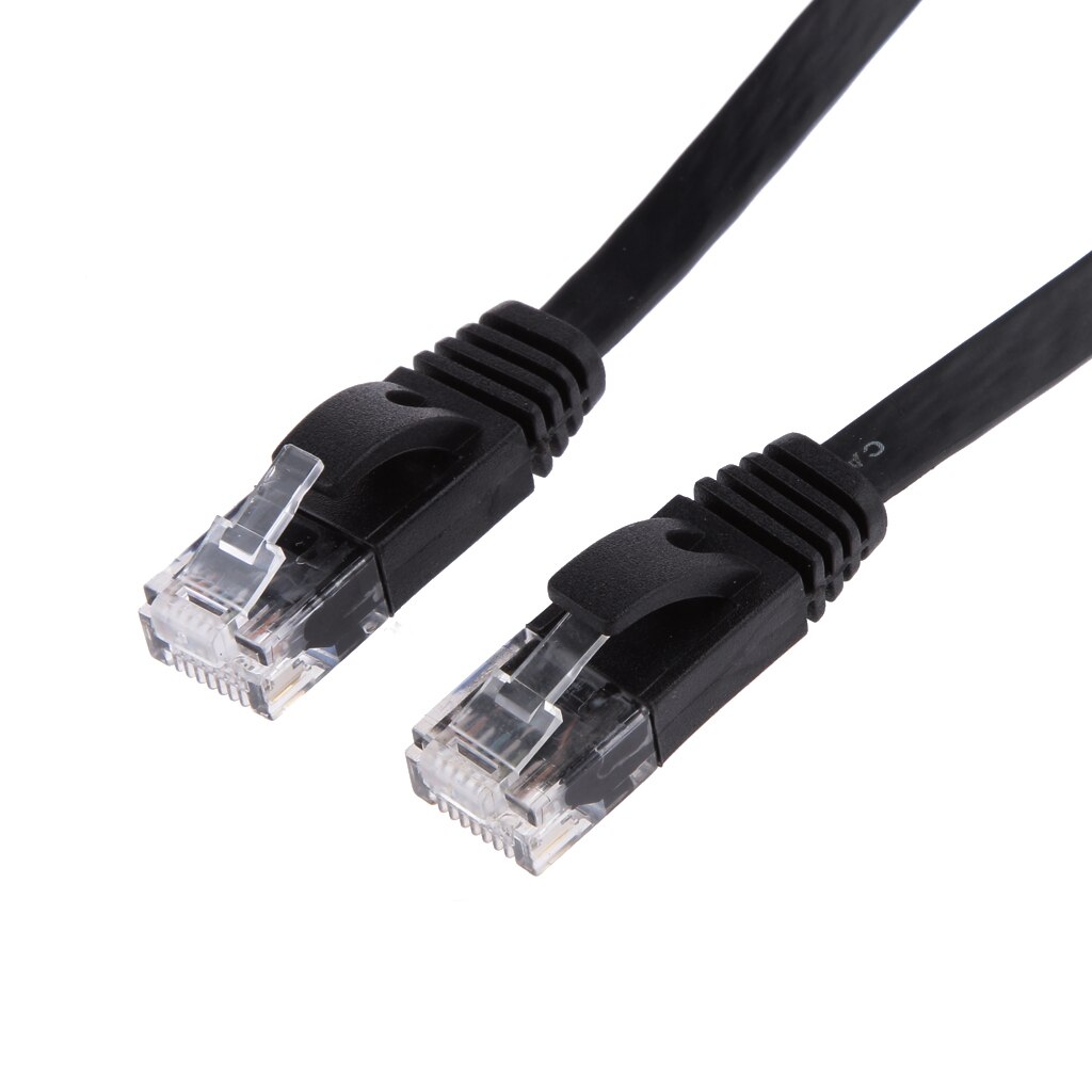 Adaptador de Cable de conexión de red Ethernet RJ45 Categoría 6 Cable RJ45 compatible con Cat 5e y Cat 5 medio ambiente