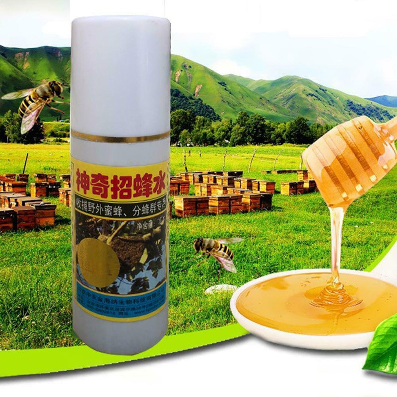 Bee Swarm Commander Lure Bait Black Bee Cage Trap Kit Beekeeper Tools D6: Swarm Commander Lure