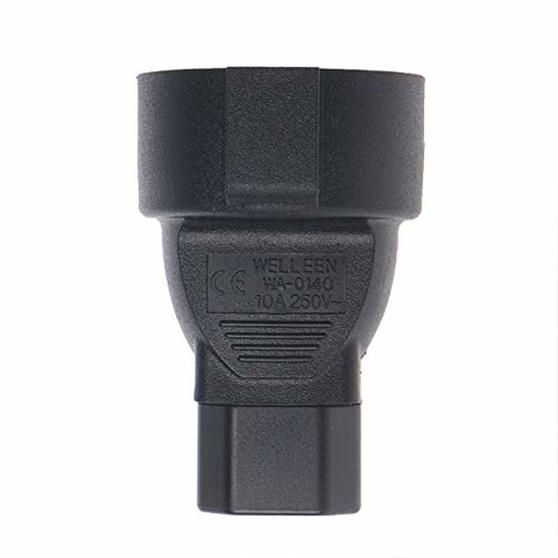 Prise C14-EU IEC320 C14 à l'ue prise Euro IEC 320 C14 à CEE 7/7 femelle européenne alimentation ca UPS/PDU adaptateur d'alimentation