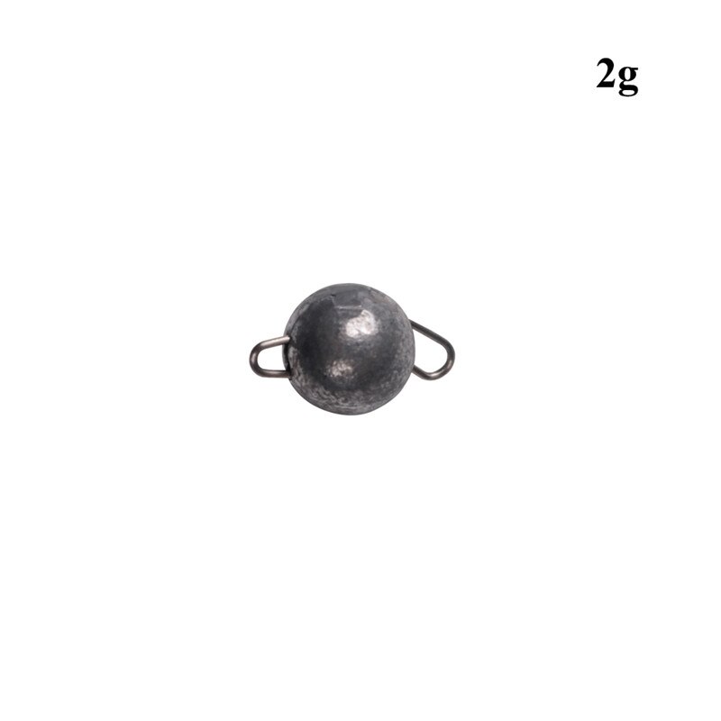 5pcs/Lot Lead Weight With Swivle Cheburashka Sinker Lead Sinker Jig Head Lead Weights 4g 6g 8g 10g 12g 14g 15g 18g Lure: 2g