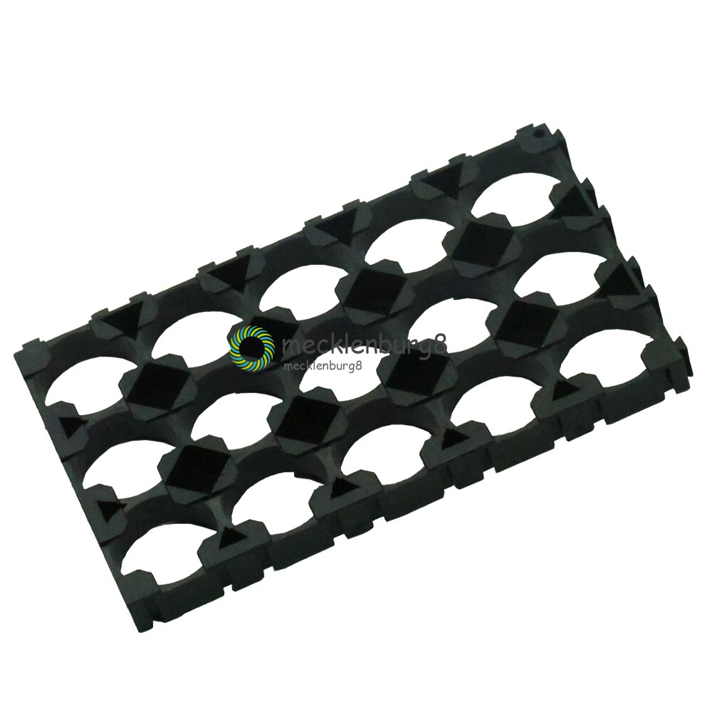 10 pieces. 3x5 Cell 18650 Battery Spacer Emitting Shell Plastic Heat Holder Bracket