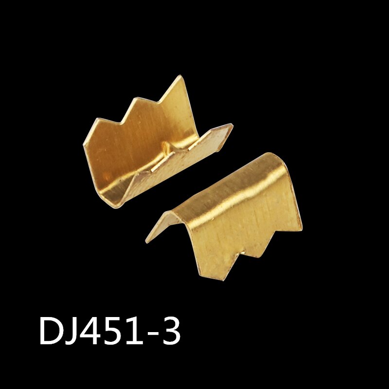 100 Stks/partij 451 U-Vormige Terminal Tab Koude Inserts Connectoren Koude Terminal Kleine Tanden Fascia Terminal, 0.2-4mm2