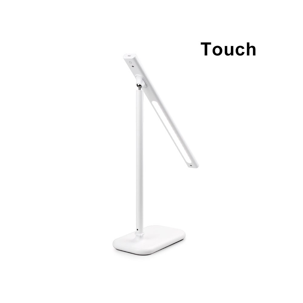 Usb genopladelig led bordlampe 36 lys stærk magnet lysstyrke justerbar foldbar 360 graders touch switch led bordlampe: Berøringsafbryder