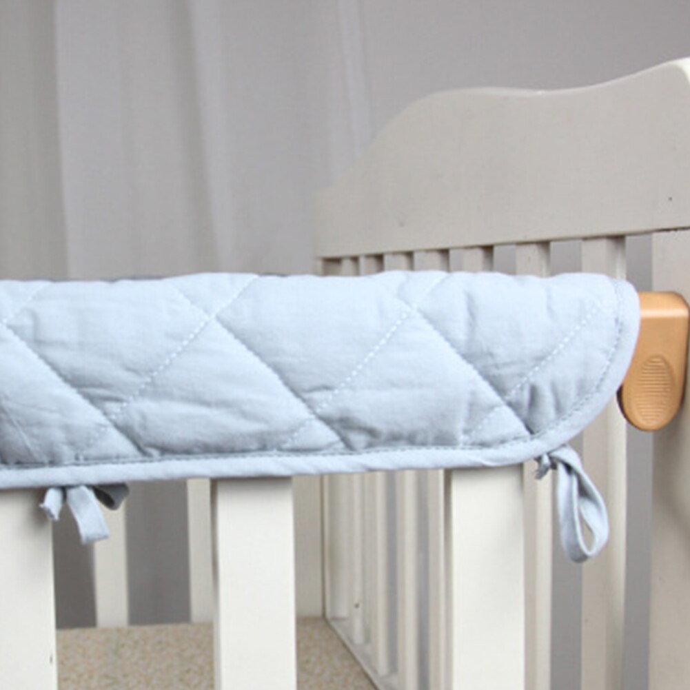 Ząbkowanie straż przednia strona ochronna anty ugryzienie niemowlę wyściełane noworodka opieki domu łóżeczko dziecięce szyna pokrywa zawinąć miękki zderzak na długi