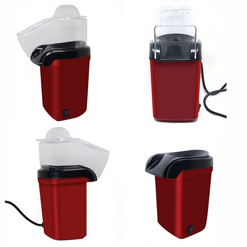Household 1200W Electric Corn Popcorn Maker Automatic Mini Air Popcorn Making Machine DIY Corn Popper 110V 220V Children