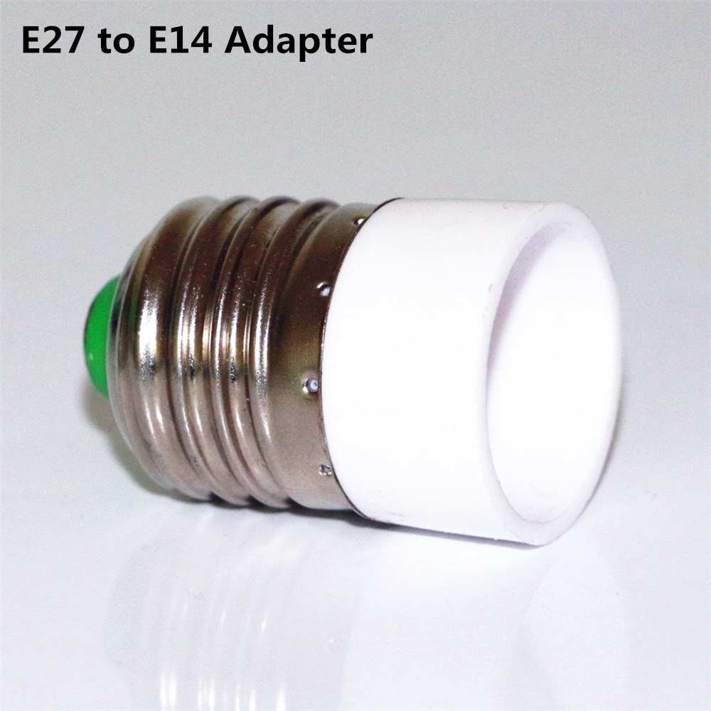 2 Stks/partij E27 naar E14 Adapter Conversie Socket Brandwerende ABS Materiaal Lamp Base Lamp Holder Converter