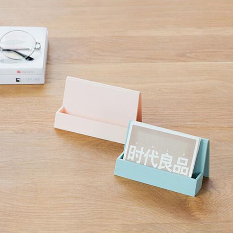 Office Business Name Card Holder Storage Display Stand Rack Table Organizer
