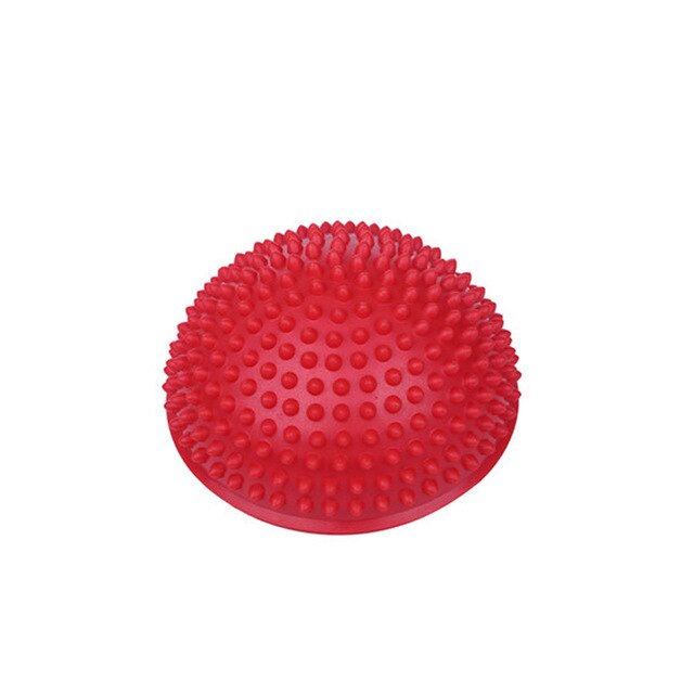 Yoga Half Ball Stepping Stones Outdoor Toys Indoor Games for Kids Sport Balance Hemisphere Massage Ball Outdoor Fun Sports: B Red