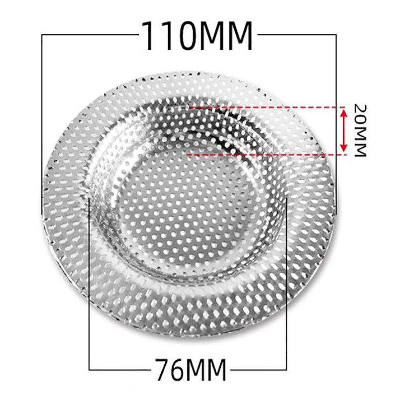 Küche Wasser Waschbecken Filter Waschbecken Gittergewebe Sieb Küche Werkzeug Edelstahl Badezimmer Boden Ablauf Abdeckung Dusche Haar Catche Stopper: Rose