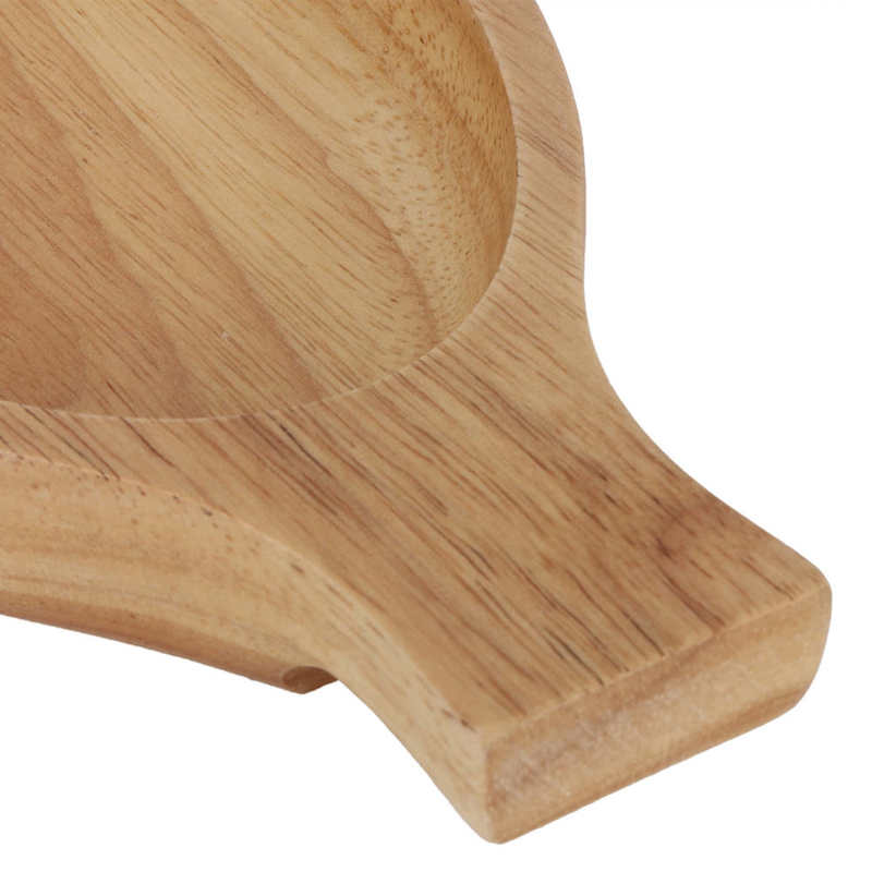 Plato de madera con forma de pez, 9,4x4,9x1,4 pulgadas, para comida, cafetería, para el hogar
