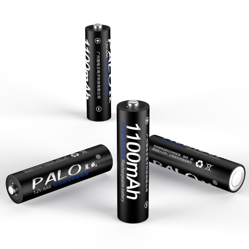 Palo 4 - 16 piezas 1100mah AAA batería recargable 1,2v Nimh AAA batería recargable 3a batería recargable AAA