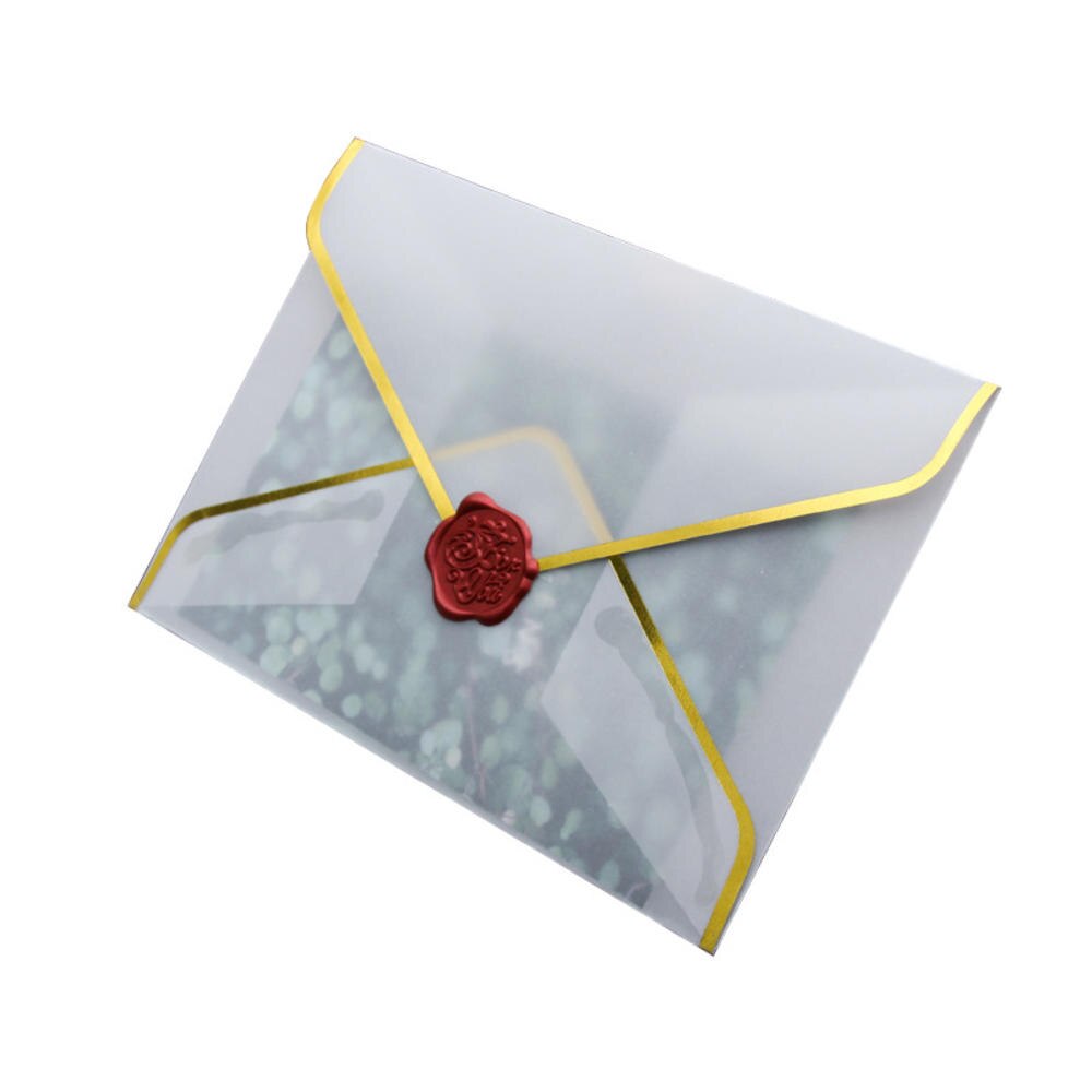 Cellophan transparent Umschlag Liebe knapp Sulfat Folie Westlichen Stil Umschlag knapp Hochzeit Einladung