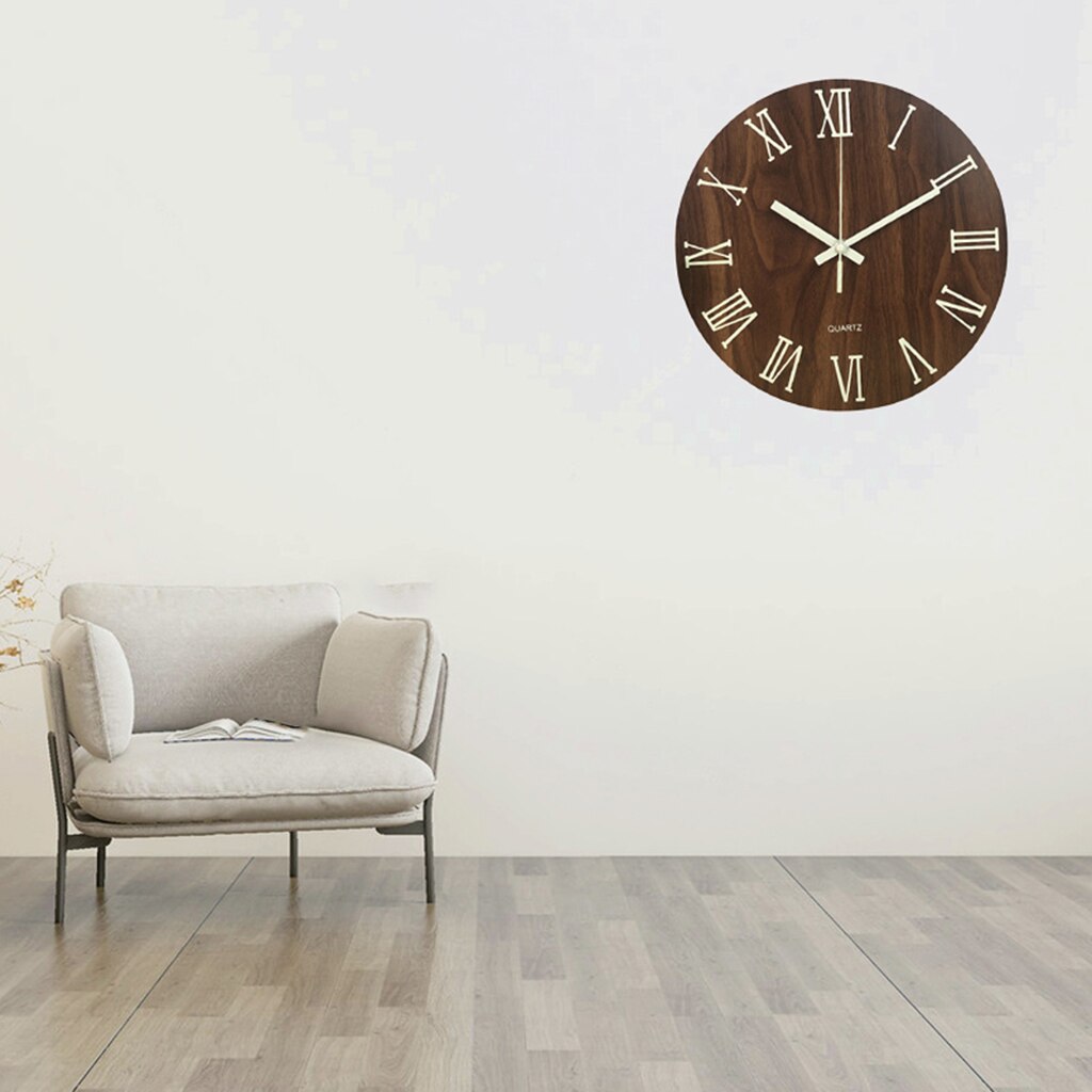 Silent Quartz Decorative Wall Clock Wall Clock - 12 Inch Quartz Battery