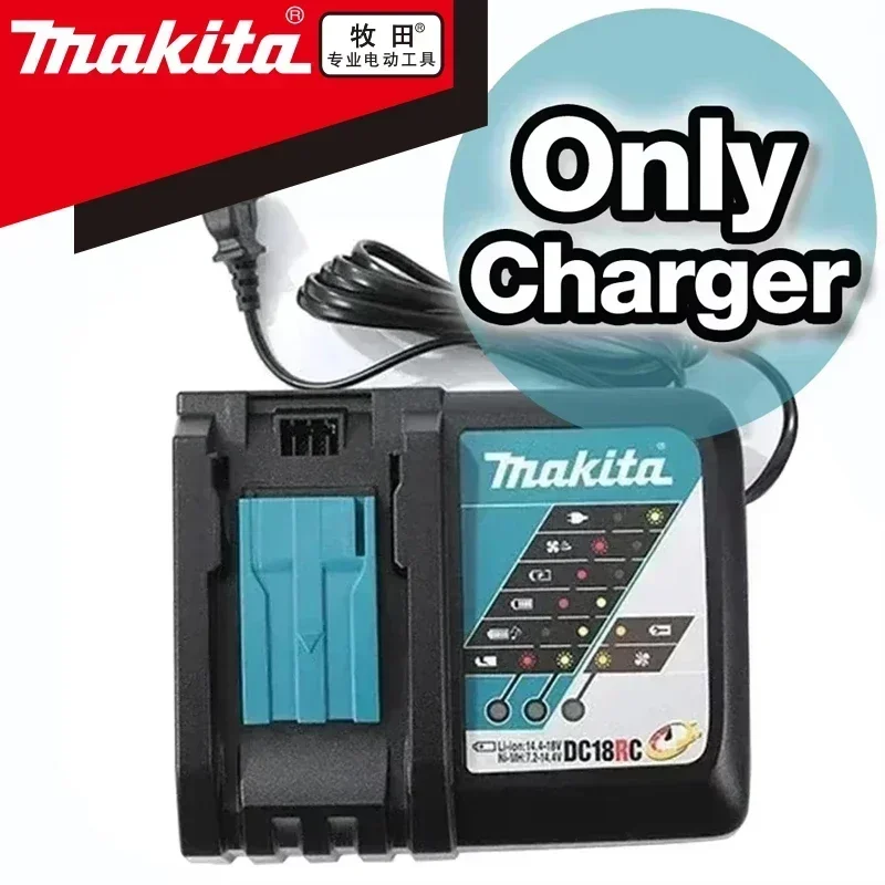 Batería Original Makita de 18V para batería de 6Ah BL1860 BL1850B BL1850 BL1840 BL1830B batería de litio de repuesto Makita: plum