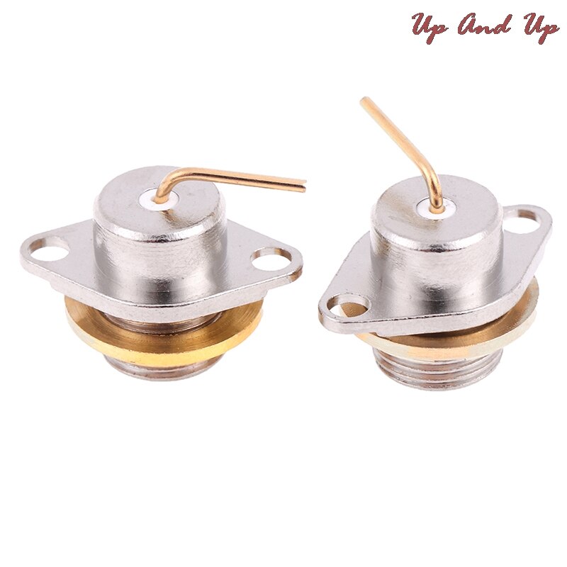 2 Stuks Connector Sma Male Moer Flens Panel Mount Voor Radio Antenne Socket