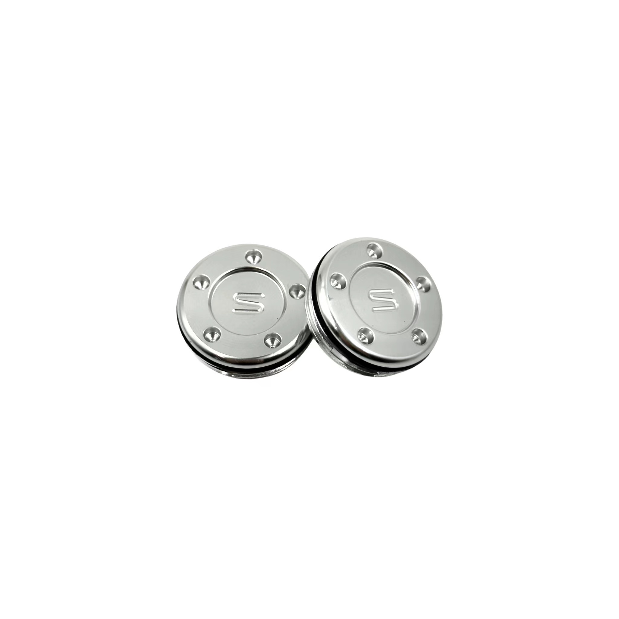 2 Stück silbriges Golfgewicht, individuelle Putterschrauben, Gewichte, kompatibel mit Titleist Scotty Cameron 5 g/10 g/15 g/20 g/25 g/30 g/35 g/40 g