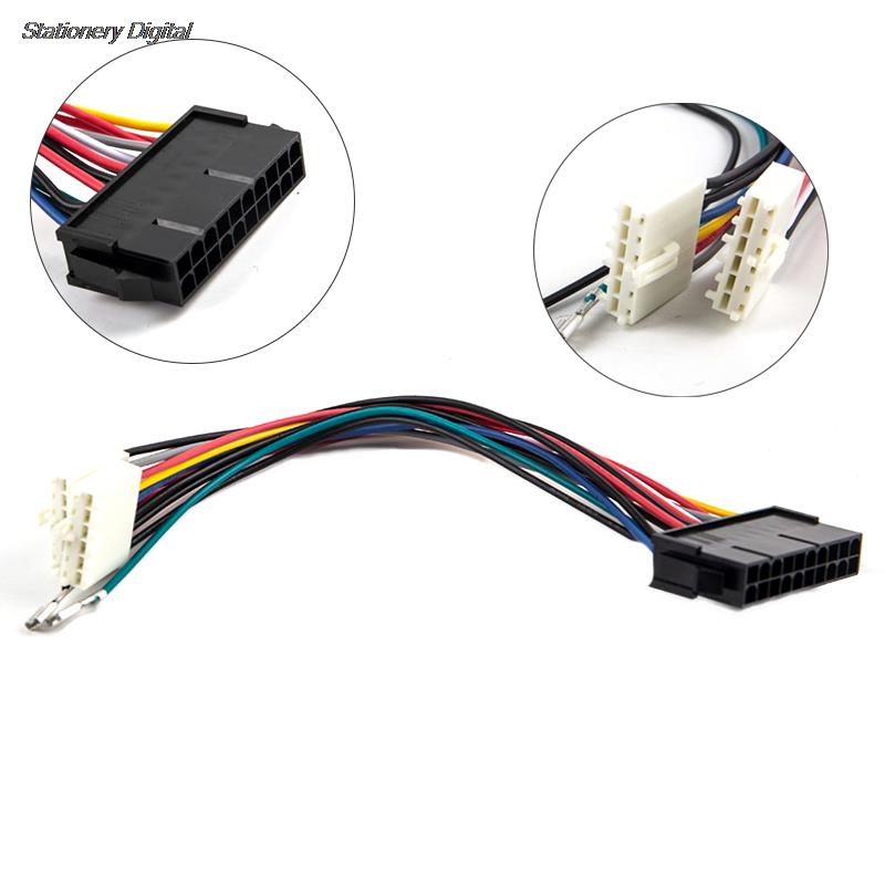 Cable de alimentación ATX de 20 pines a 2 puertos, convertidor de 6 pines para ordenador, 286, 386, 486