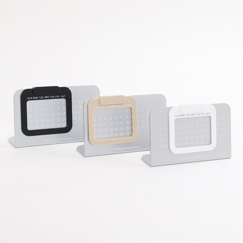 2022 Adjustable Desktop Yearly Calendar Super Unique Perpetual Calendar Desk Decoration