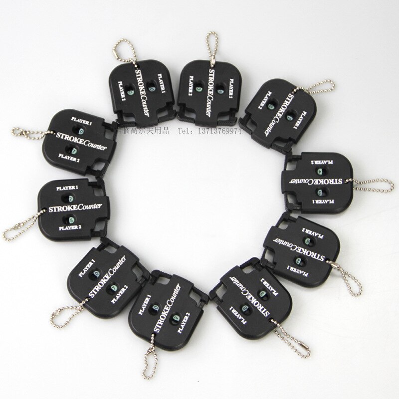 Golf Scoring Device Square Scoring Device Double Score Board Fans Accessories Small Carriable Convenient