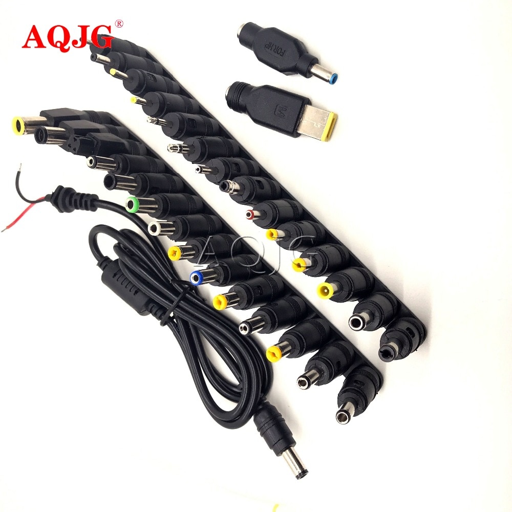 30 Pcs Universal Laptop Dc Voeding Adapter Connector Plug Ac Conversie Hoofd Jack Charger 5.5*2.5 Dc Laptop power Adapter