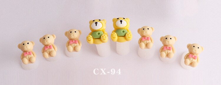 8pcs/lot Nail Silicone Finger Separator Japanese Fudge Manicure Pedicure Separator Nail Toe Separator Straighteners Care Tool: CX-94