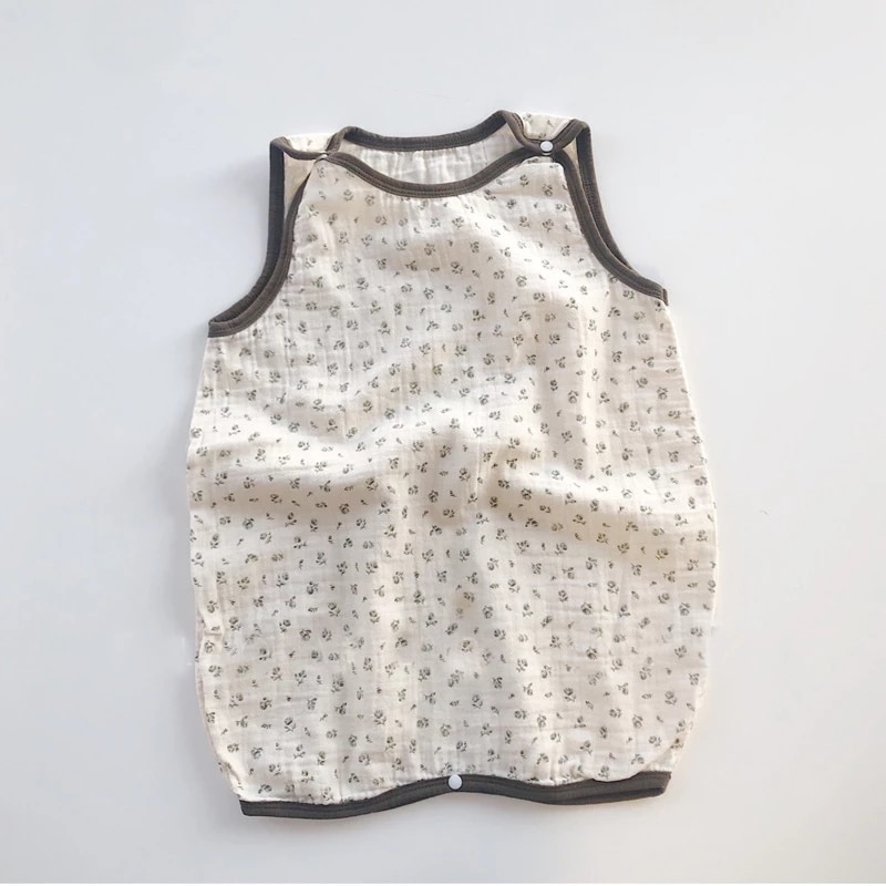 Zomer Koreaanse Baby Baby Slaapzakken Peuter Jongen Meisje Polk Dot Slapen Deken Katoen Bloemen Slaapzak Voor Babie