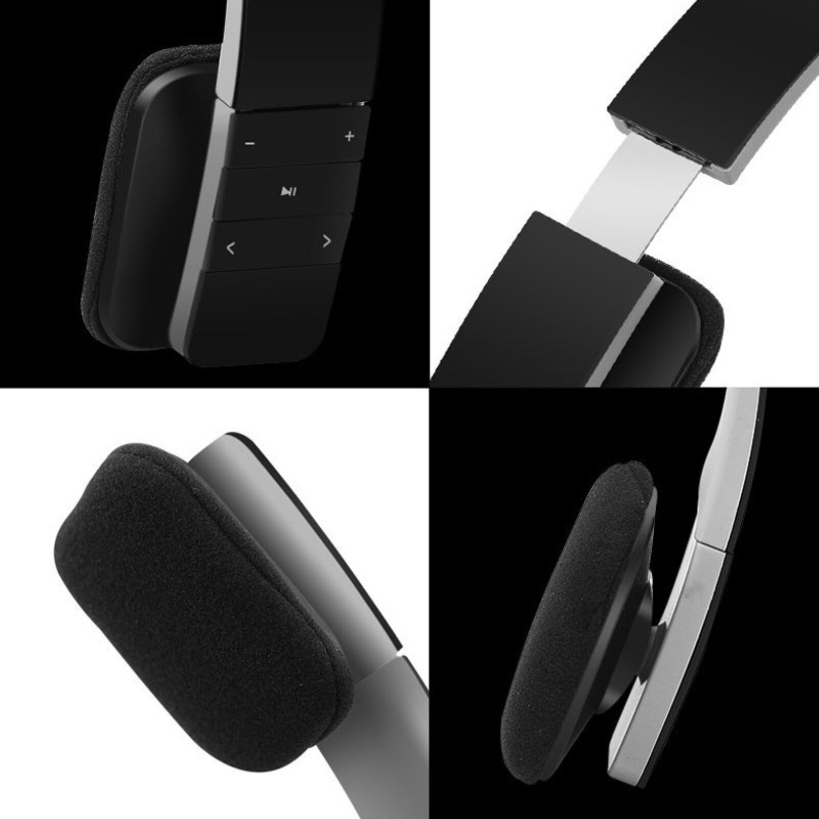 BLUELANS Wireless Headphones - Bluetooth 4.0 - Retractable - Lightweight - With Microphone