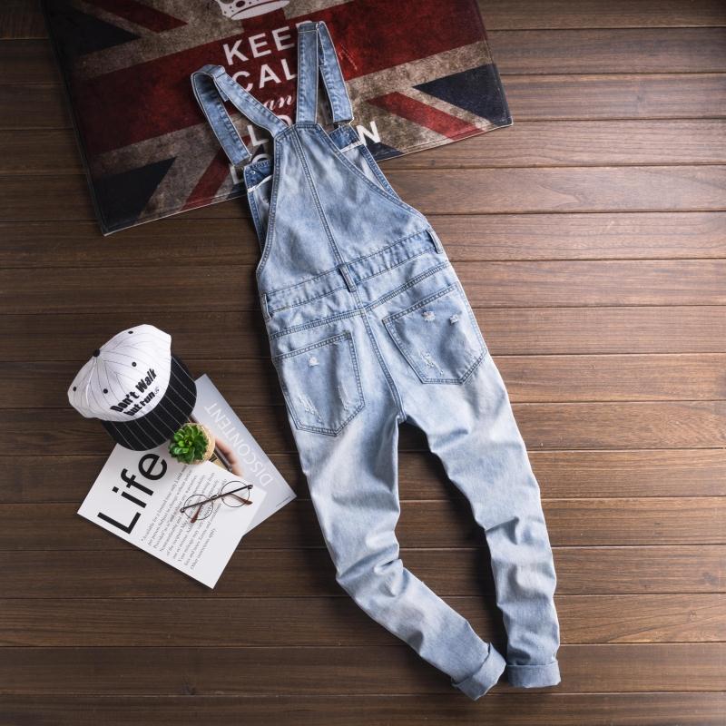 KIDSCOOL SPACE Salopette Denim Bébé Enfant Pocket Ripped - Grande Taille Confortable