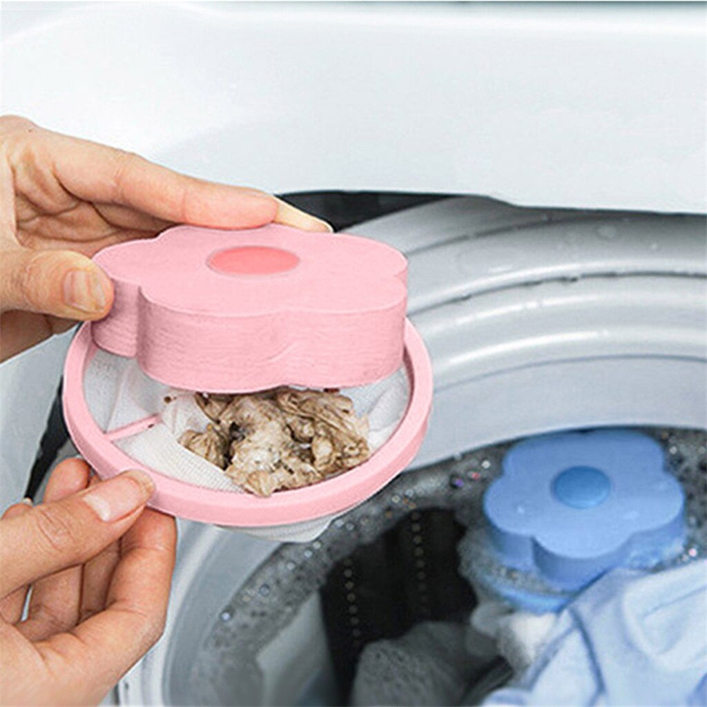 Hair Removal Catcher Filter Mesh Pouch Cleaning Balls Bag Dirty Fiber Collector Washing Machine Filter Laundry Balls Discs 1024