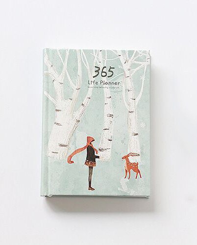 365 Dagen Dagboek Notebooks En Tijdschriften Voor School Kantoorbenodigdheden Dagelijkse Plan Jaarlijks Agenda 2022 Maandelijkse Leuke Blocnotes: Snow deer
