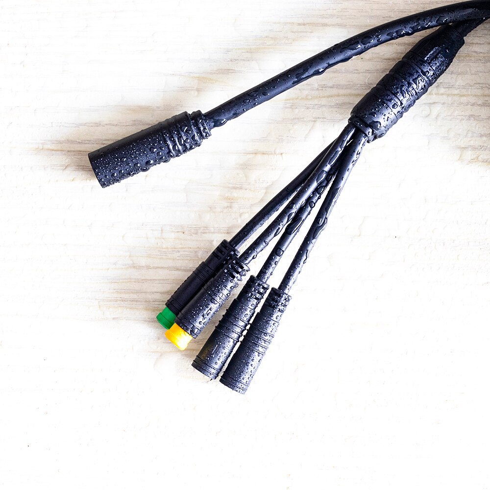 Bafang Cable Link Throttle Display Brake Lever 1T4 Cable Connector for Bafang BBS01 BBS02 BBSHD Mid Motor e bike Accessories