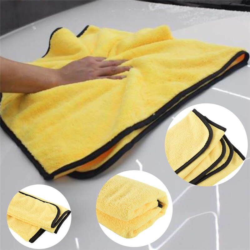 Paño de Secado y limpieza para coche, tamaño grande, 92x56cm, Toalla de microfibra para lavado de coche, toalla detallada