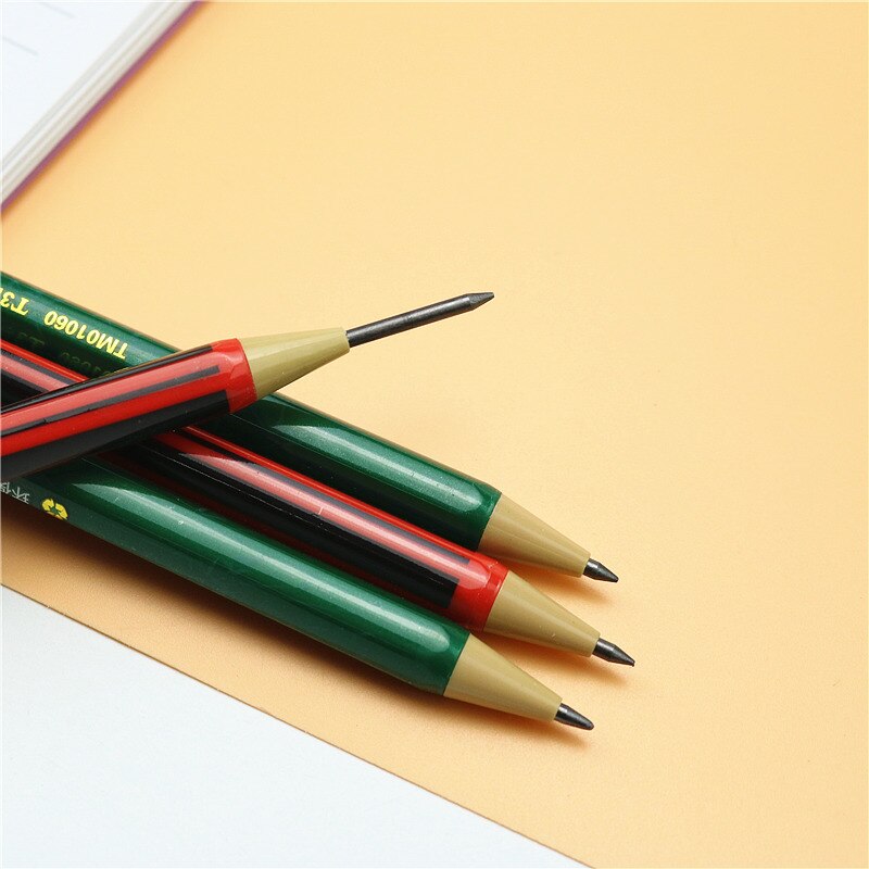 1pcs mechanical pencil 2.0mm Long refill Student painting writing 2B pencil with mini sharpener