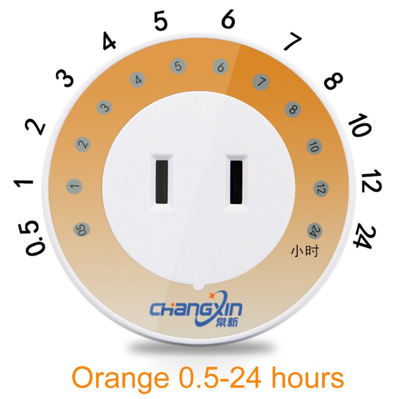 Outlet Timer Switch For Phone Electric Scooter Motorcycle Charger US 110V-220V 40JA