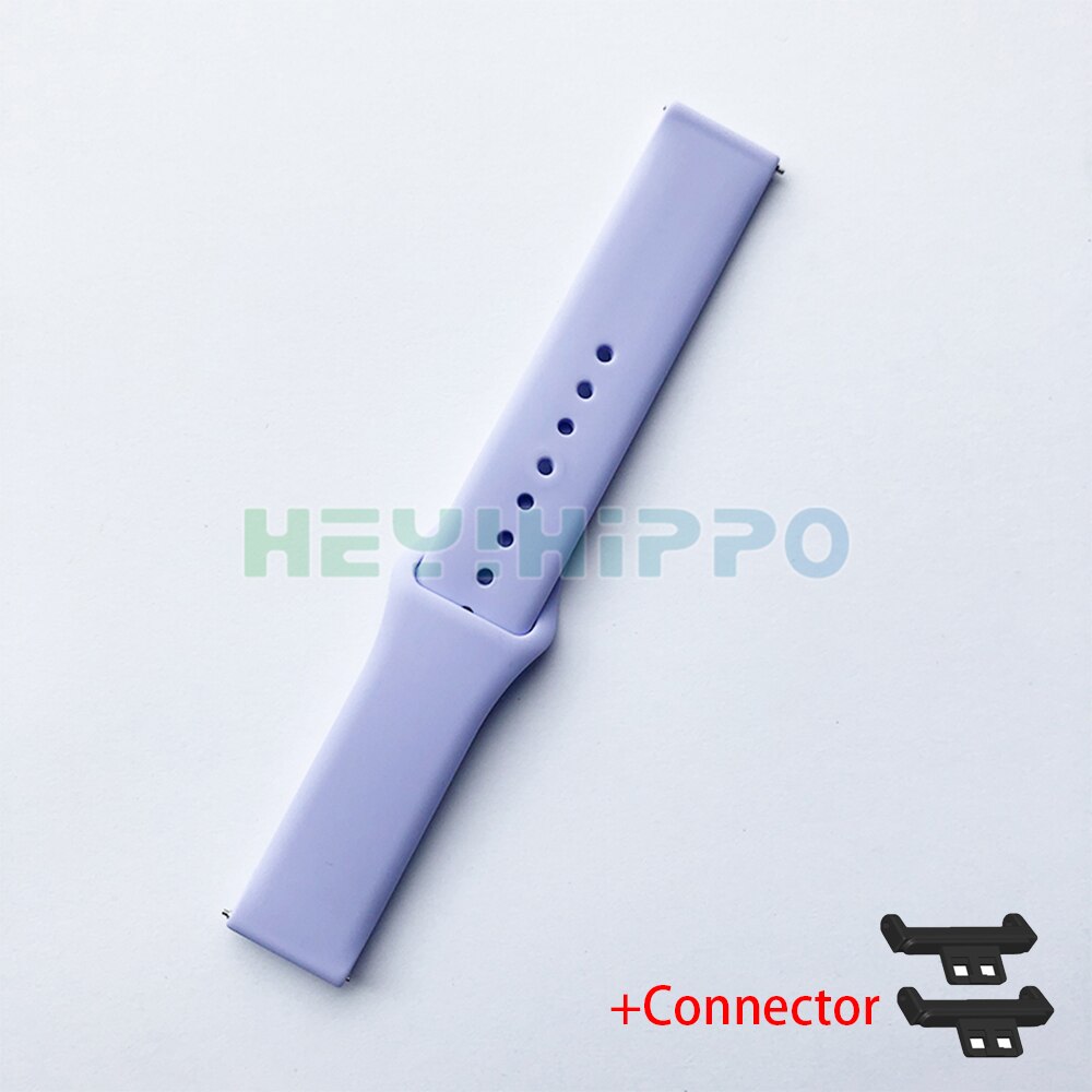 Correa de silicona para Huawei watch FIT, banda deportiva suave para huawei fit, accesorios de repuesto para pulsera: Lavender