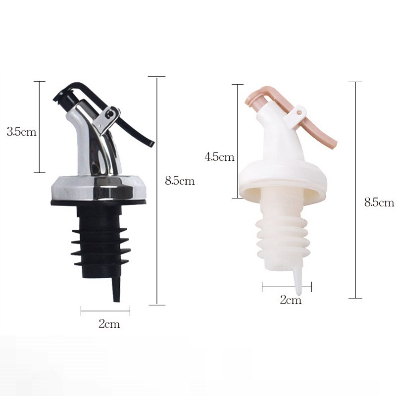 Olive Oil Bottle Sprayer Wine Drip Pourers Liquor Dispenser Leak-proof Nozzle Kitchen Tools Lock Wine Spout Stopper Bar Tool
