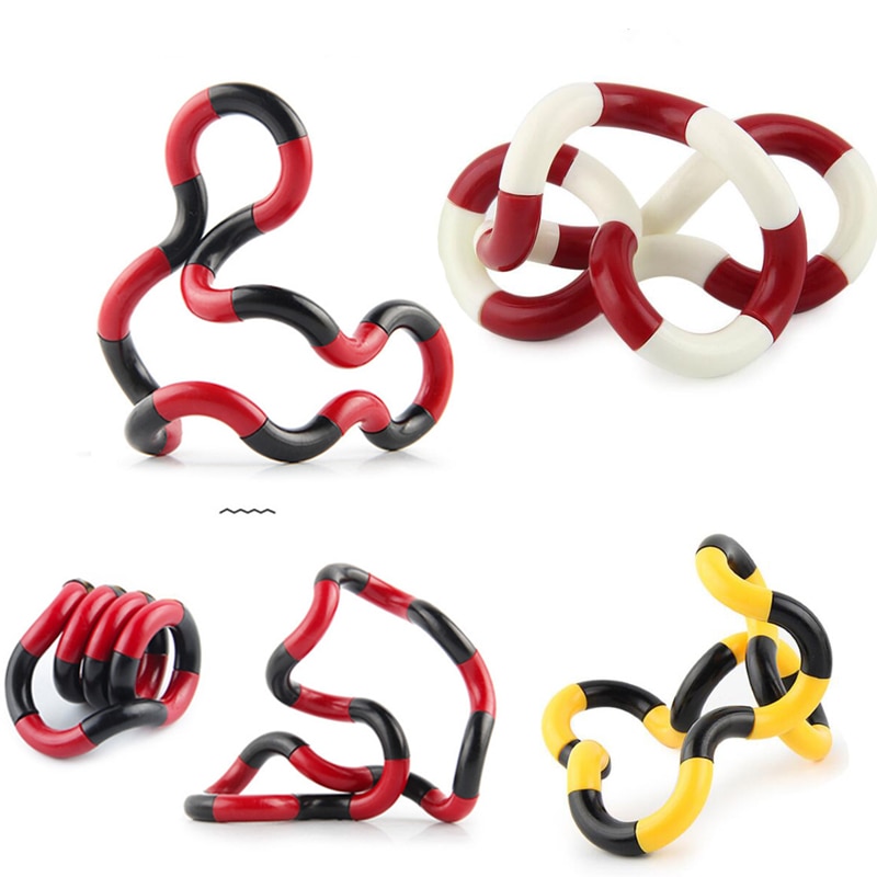 Giocattoli antistress Fidget Tangele Twist Stress Toy decompressione per adulti corda per deformazione per bambini per ansia da Stress