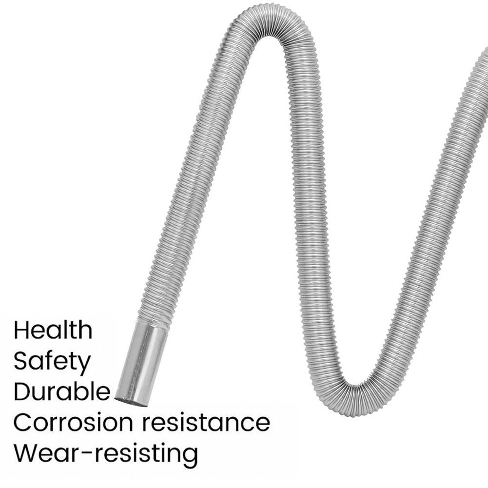 Air Heater Diesel Parking Heater Exhaust Pipe 200cm Stainless Steel Exhaust Hose Φ25mm 2M Car Accessories