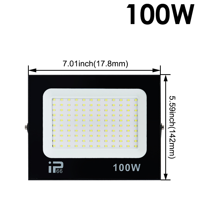 200W LED Flood light Spotlight Projector Outdoor Lighting 6500k Waterproof IP66 for Wall Garage Gym Street 220V: WHITE