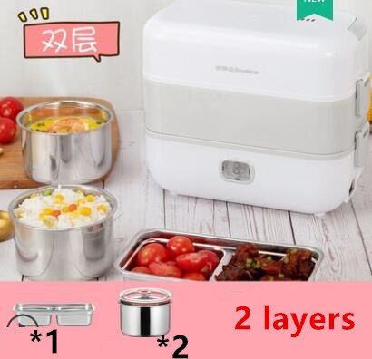 220V Portable Electric Rice Cooker Mini Multi Food Cooker Electric Lunch Heating Box Steaming Cooking Pot Machine: 6