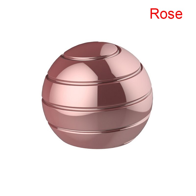 Desktop Decompression Rotating Spherical Gyroscope Office Desk Fidget Toys Optical Illusion Flowing Finger Toys Adult: RS