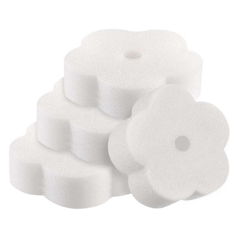 24 stück Öl Absorbieren verschlingt Abschaum Schwamm für Whirlpool Schwimmbad und Spa (Blume-Geformt)