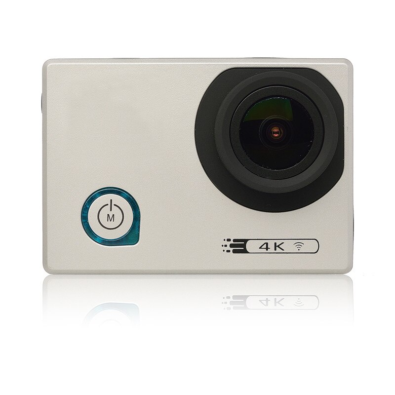 SOOCOO C50 Action 4K 24fps Cámara deportiva Wifi Gyro ángulos de visión ajustables NTK96660 30M impermeable deporte DV acción cam: Plata