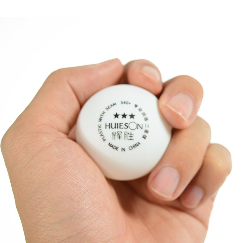 Huieson 100 unids/lote ambiental Pelotas de Ping Pong de plástico ABS de pelotas de tenis de mesa de formación bolas de 3 estrellas S40 + 2,8g